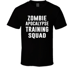 Zombie Apocalypse Training Squad Hubie Halloween T Shirt