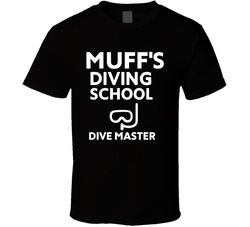 Muff's Diving School Dive Master Hubie Halloween T Shirt