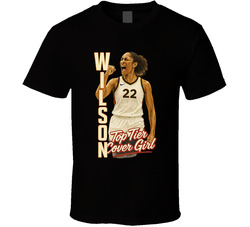A'ja Wilson Top Tier Cover Girl Basketball Fan T Shirt