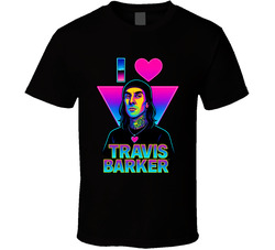 I Heart Love Travis Barker Music Fan T Shirt