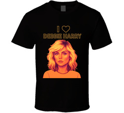 I Heart Love Debbie Harry Music Fan T Shirt