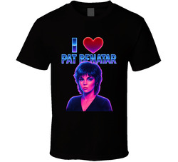 I Heart Love Pat Benatar Music Fan T Shirt