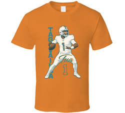Tua Tagovailoa Retro Look Sports Fan T Shirt