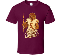 Jayden Daniels Smooth Operator Retro Look Sports Fan T Shirt