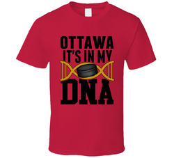 It's In My Dna Ottawa Hockey Fan T Shirt