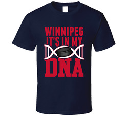 It's In My Dna Winnipeg Hockey Fan T Shirt