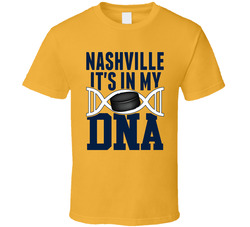 It's In My Dna Nashville Hockey Fan T Shirt