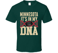 It's In My Dna Minnesota Hockey Fan T Shirt
