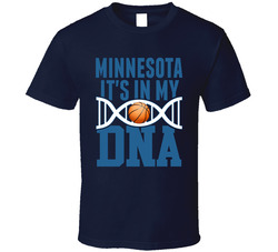 It's In My Dna Minnesota Basketball Fan T Shirt