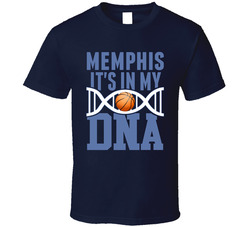 It's In My Dna Memphis Basketball Fan T Shirt