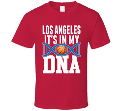 It's In My Dna Los Angeles Basketball Fan T Shirt