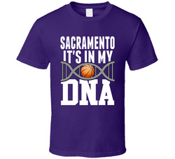 It's In My Dna Sacramento Basketball Fan T Shirt