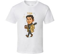 Tom Last Christmas Movie Retro Look Caricature T Shirt