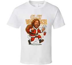 Clay Vanstone Office Christmas Party Christmas Movie Retro Look Caricature T Shirt