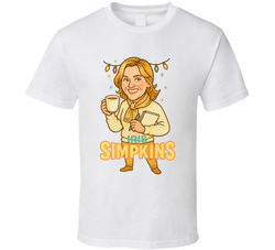 Iris Simpkins Office Christmas Party Christmas Movie Retro Look Caricature T Shirt