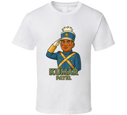 Kumar Patel A Very Harold & Kumar 3d Christmas Movie Retro Look Caricature T Shirt