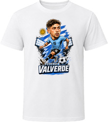 Federico Valverde, Uruguay Caricature Soccer 2026 T Shirt