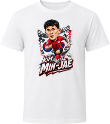 Kim Min-jae, South Korea Caricature Soccer 2026 T Shirt
