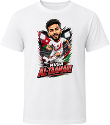 Musa Al-taamari, Jordan Caricature Soccer 2026 T Shirt