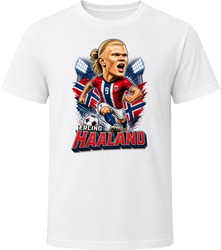 Erling Haaland, Norway Caricature Soccer 2026 T Shirt