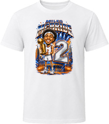 New York Knicks Miles Mcbride Championship Salem Sports Caricature T Shirt