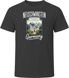 Neuschwanstein Germany Vacation Tourist Shop T Shirt