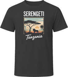 Serengeti Tanzania Vacation Tourist Shop T Shirt
