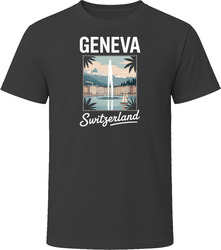 Geneva Switzerland Vacation Tourist Shop T Shirt