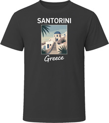 Santorini Greece World Travel Tourist Shop T Shirt