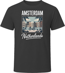 Amsterdam Netherlands World Travel Tourist Shop T Shirt