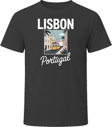 Lisbon Portugal World Travel Tourist Shop T Shirt