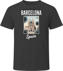 Barcelona Spain World Travel Tourist Shop T Shirt