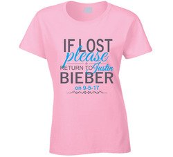 Return to Justin If Lost T Shirt