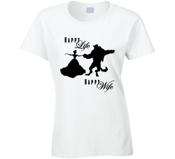 Happy Life Happy Wife T Shirt