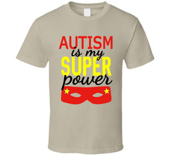 Autism Awareness - Super Power (red mask) T Shirt
