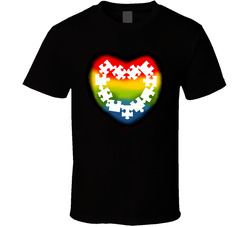 Autism Awareness - Love is the Answer to the Puzzle (dark) T Shirt