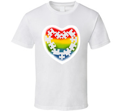 Autism Awareness - Love is the Answer to the Puzzle (light) T Shirt