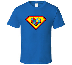 Autism Awareness - Superhero T Shirt