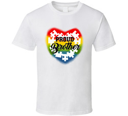 Autism Awareness - Proud Brother T Shirt