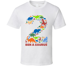 Name-A-Saurus & Age (B) T Shirt