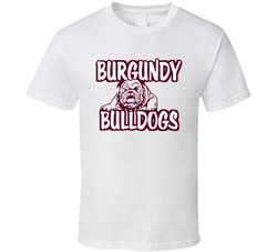 Burgundy Bulldogs T Shirt Burgundy Bulldogs T Shirt