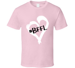 #BFFL Best Friends For Life (white heart) T Shirt