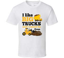 Big Trucks personalized with NAME T Shirt