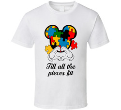 Autism Awareness - Until All the Pieces Fit (A) T Shirt