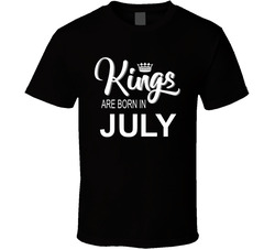 Kings are Born in (Birthday Month) T Shirt