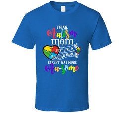 Autism Awareness Au-some Mom T Shirt