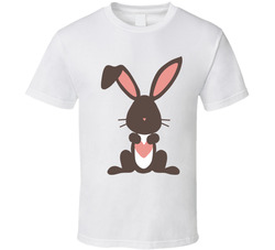 Bunny Love - Brown T Shirt