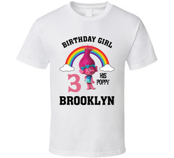 Trolls Birthday Girl T Shirt
