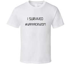 I Survived #wannacry2017 T Shirt I Survived #wannacry2017 T Shirt