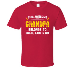 This Grandpa belongs to EKM T Shirt